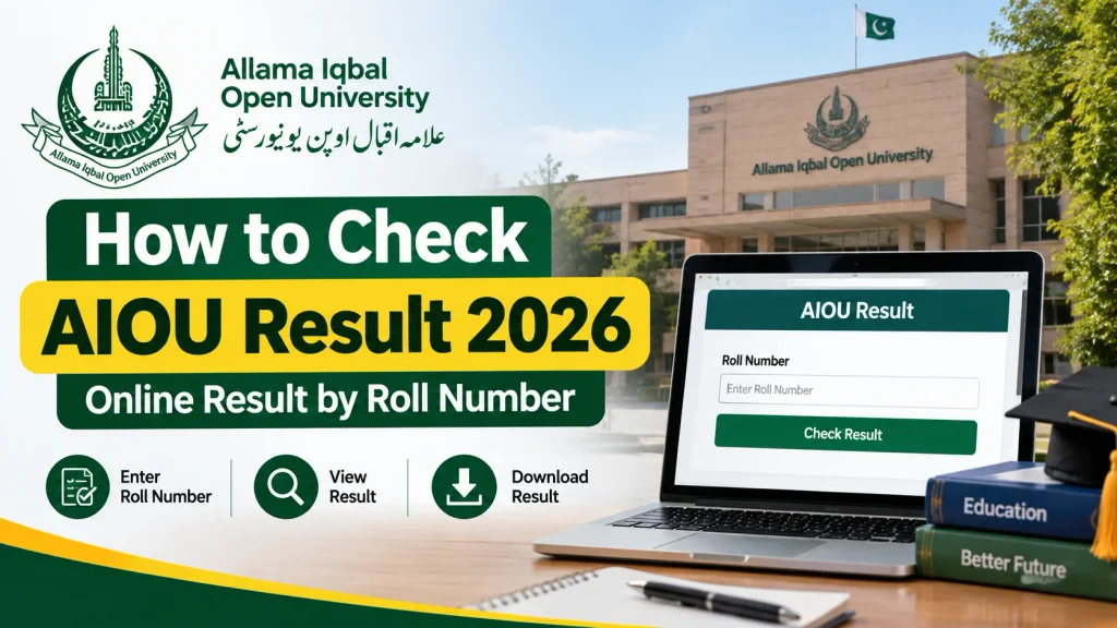 How to Check AIOU Result 2026 – Online Result by Roll Number